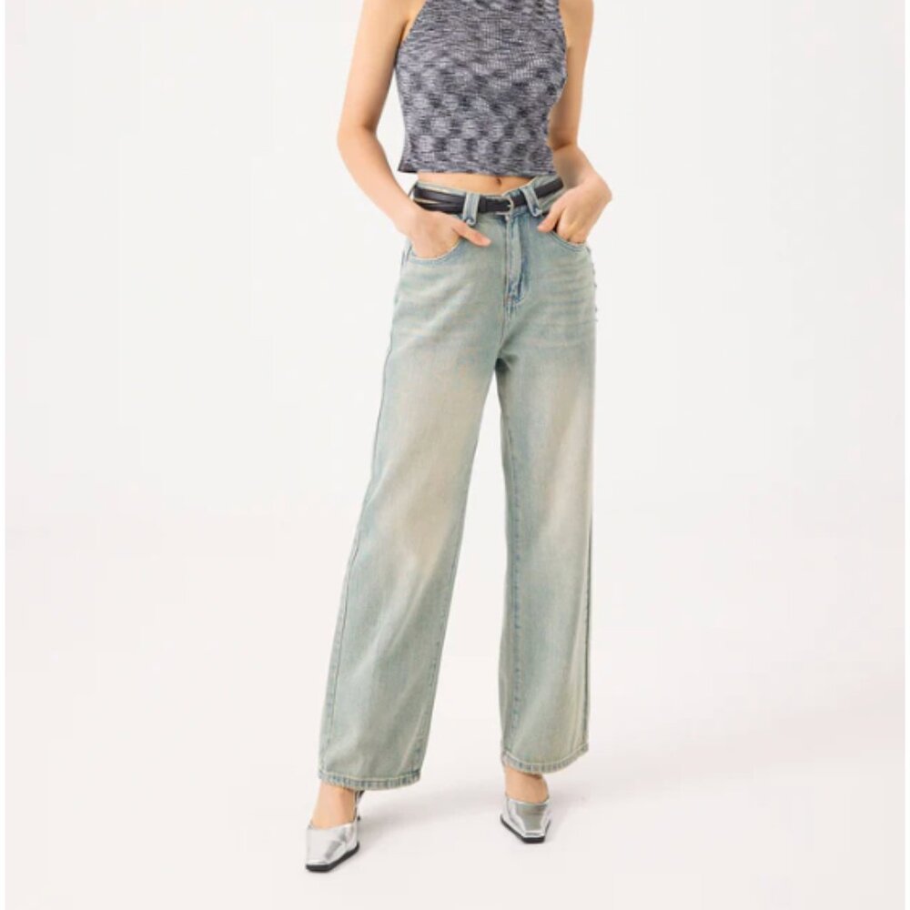 Ancosti Distressed Faded Wash Jeans